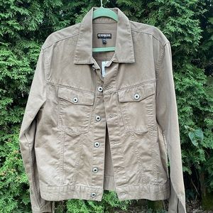 Express jacket in dark green